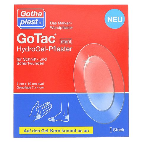 GOTAC HydroGel-Pflaster 7x10 cm steril 1 Stück