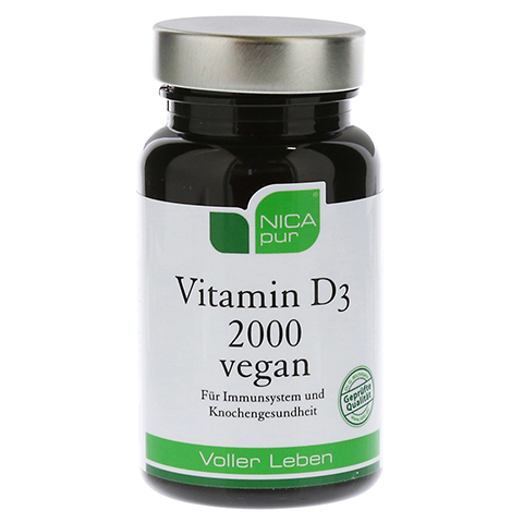 NICAPUR Vitamin D3 2000 vegan Kapseln 60 Stck