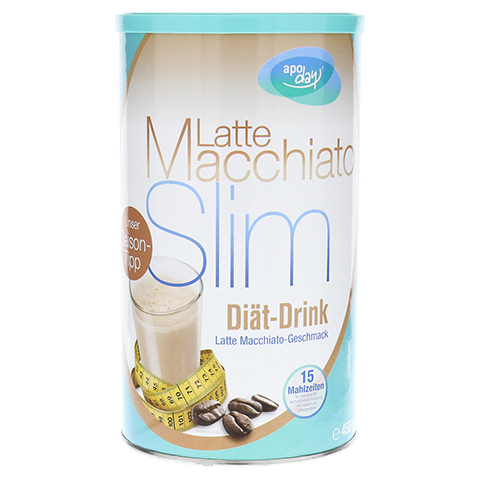 APODAY Latte Macchiato Slim Pulver Dose 450 Gramm