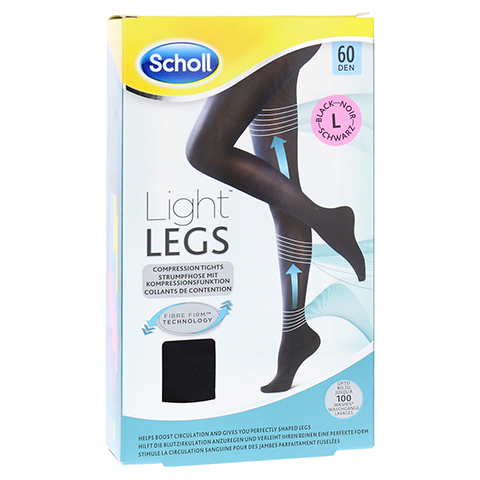 SCHOLL Light LEGS Strumpfhose 60den L schwarz 1 Stck