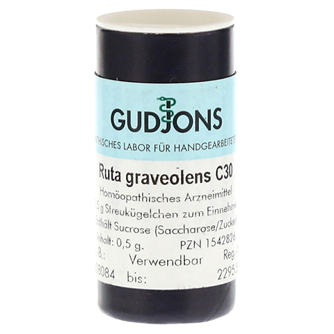 RUTA GRAVEOLENS C 30 Einzeldosis Globuli 0.5 Gramm N1