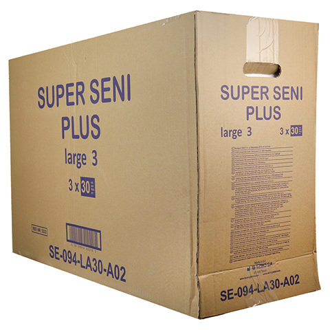 SUPER SENI Plus Inkontinenzhose Nacht f.E.Gr.3 L 3x30 Stück online