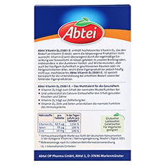 ABTEI Vitamin D3 2500 I.E. Tabletten 42 Stck - Rckseite
