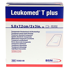 LEUKOMED transp.plus sterile Pflaster 5x7,2 cm 50 Stck - Vorderseite