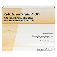 Ketotifen Stulln UD 0,25mg/ml Augentropfen 50x0.4 Milliliter N3 - Vorderseite