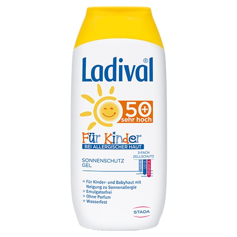 Ladival Kinder Sonnengel allergische Haut LSF 50+ 200 Milliliter
