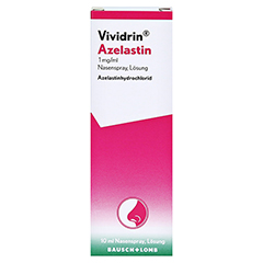 Vividrin Azelastin Nasenspray 10 Milliliter N1 - Vorderseite