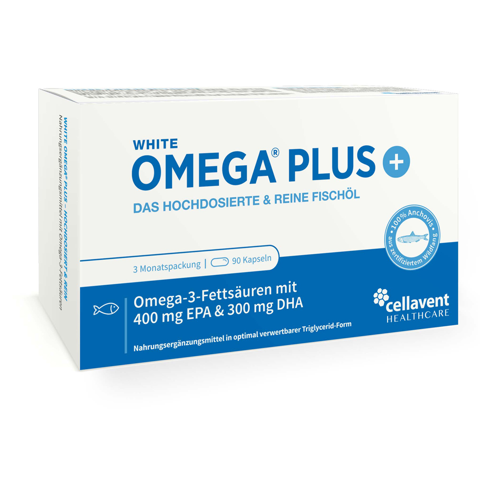 WHITE OMEGA Original Omega-3-Fettsäuren Weichkaps. 90 Stück