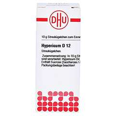 HYPERICUM D 12 Globuli 10 Gramm N1 - Vorderseite
