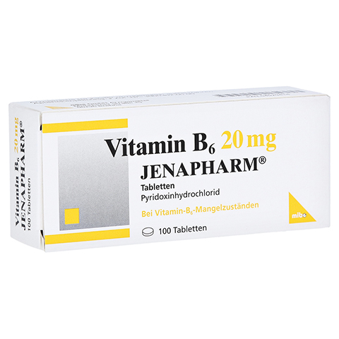 Vitamin B6 20mg JENAPHARM 100 Stück N3