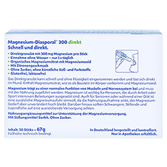 Magnesium Diasporal 300 direkt Granulat 50 Stck - Rckseite