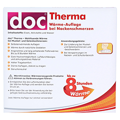 DOC THERMA Wärme-Auflage bei Nackenschmerzen 2 Stück - Rückseite