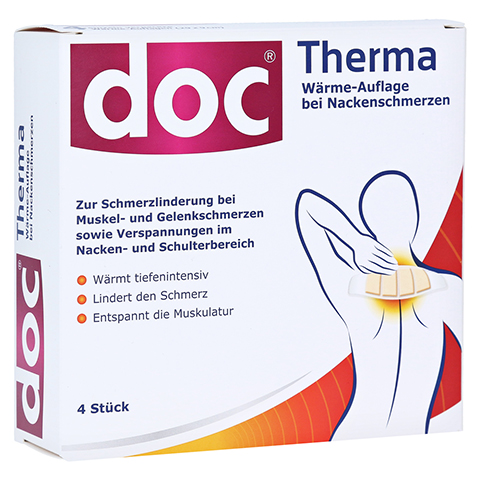 DOC THERMA Wärme-Auflage bei Nackenschmerzen 4 Stück