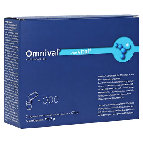 OMNIVAL orthomolekul.2OH vital 7 TP Gran.+Kaps. 1 Packung