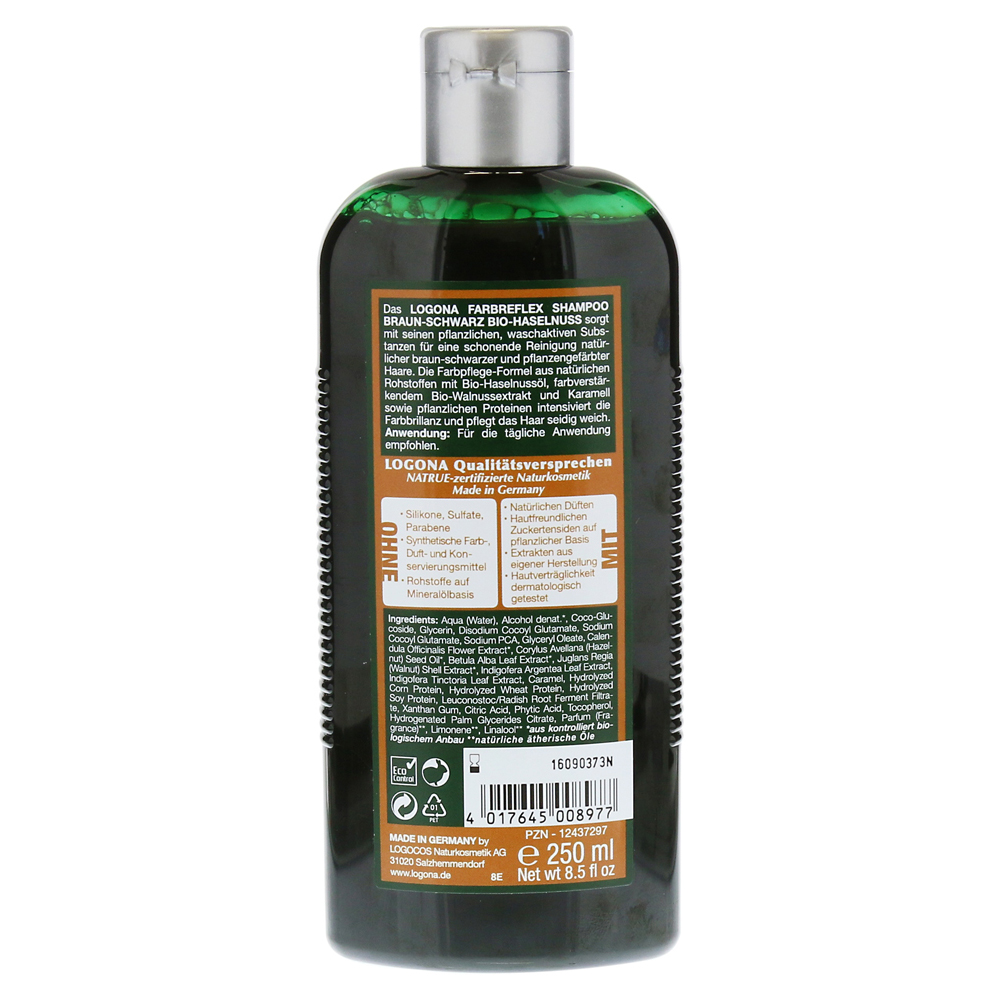 LOGONA Farbpflege Shampoo Haselnuss 250 Milliliter | medpex