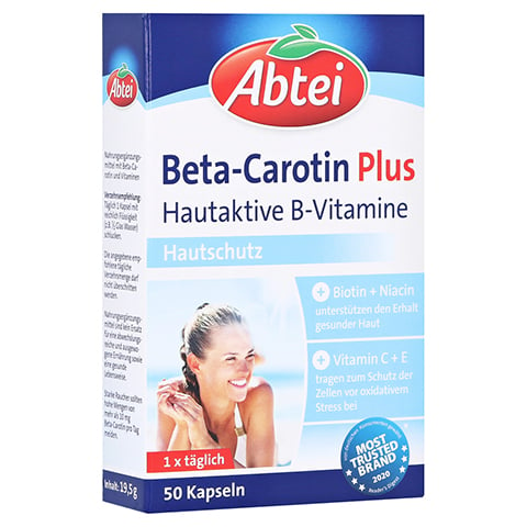 Abtei Beta-Carotin Plus Hautaktive B-Vitamine 50 Stck
