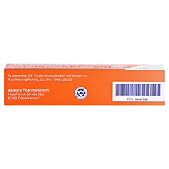 Dexpanthenol axicur Wund- und Heilcreme 50mg/g 20 Gramm - Unterseite