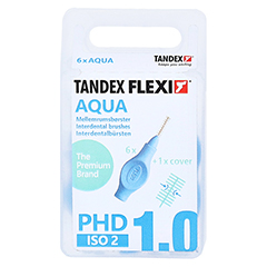 TANDEX FLEXI Interdentalb.PHD 1.0/ISO 2 aqua 6x1 Stück - Vorderseite