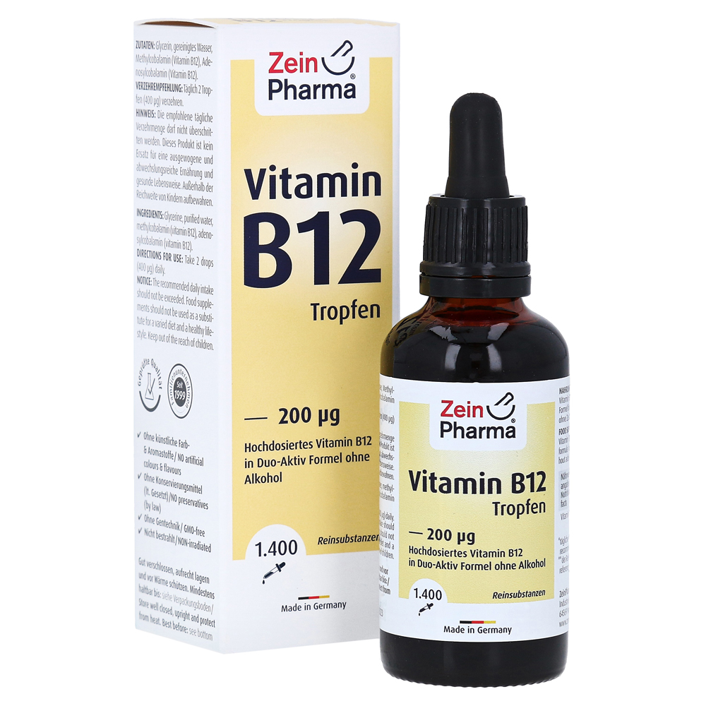 VITAMIN B12 200 µg Tropfen zum Einnehmen 50 Milliliter