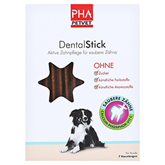 PHA DentalStick f.Hunde 7 Stück - Vorderseite