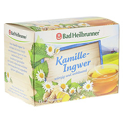BAD HEILBRUNNER Kamille-Ingwer Tee Filterbeutel 15x2.0 Gramm