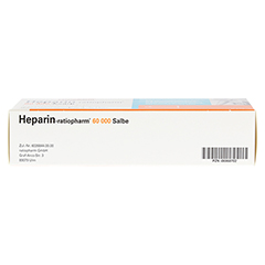 Heparin-ratiopharm 60000 150 Gramm N3 - Unterseite