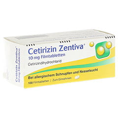 Cetirizin Zentiva 10mg 100 Stück N3