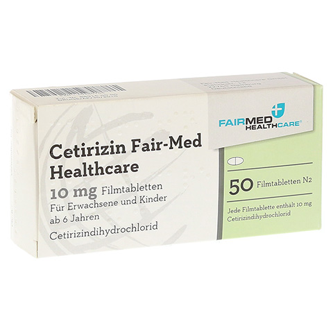 Cetirizin Fair-Med Healthcare 10mg 50 Stck N2
