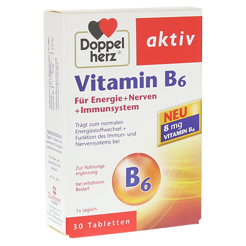 DOPPELHERZ Vitamin B6 Tabletten 30 Stck