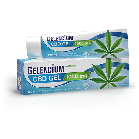 GELENCIUM Cannabis CBD Gel khlend Tube 100 Milliliter