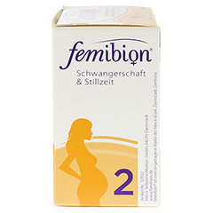 FEMIBION Schwangerschaft 2 D3+DHA+400 g Fol.o.Jod 2x60 Stck - Linke Seite
