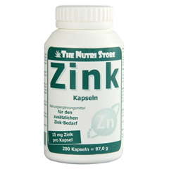 ZINK 15 mg Kapseln