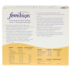 FEMIBION Schwangerschaft 2 D3+DHA+400 g Fol.o.Jod 2x60 Stck - Rckseite