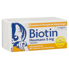 BIOTIN HEUMANN 5 mg Tabletten 90 Stck