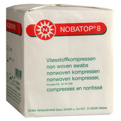 NOBATOP 8 Kompressen 10x10 cm unsteril