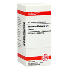 FUMARIA OFFICINALIS D 6 Tabletten
