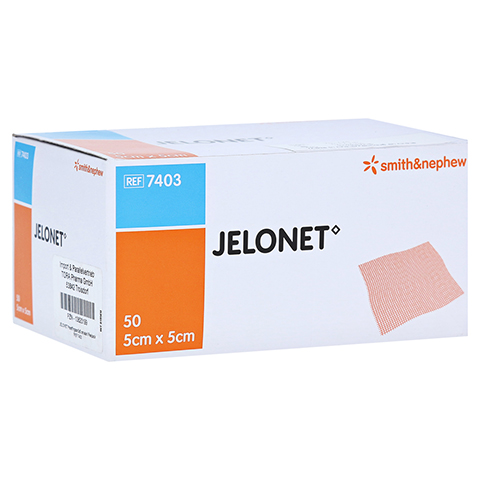 JELONET Paraffingaze 5x5 cm steril Peelpack 50 Stck