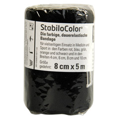 BORT StabiloColor Binde 8 cm schwarz