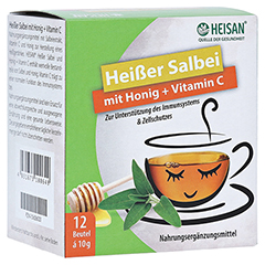 HEISAN heier Salbei+Honig+Vitamin C Pulver 12x10 Gramm