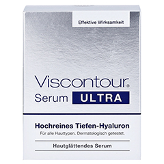 VISCONTOUR Serum Ultra Ampullen 20x1 Milliliter - Vorderseite