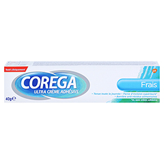Corega Ultra Haftcreme Frisch 40 Gramm - Oberseite