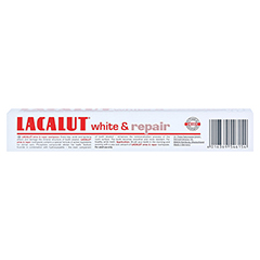 Lacalut White & repair Zahncreme 75 Milliliter - Unterseite