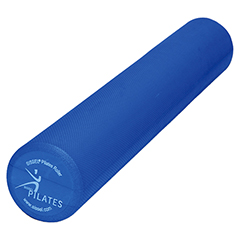 SISSEL Pilates Roller Pro 90 cm blau inkl.Übu.Post 1 Stück - Oberseite
