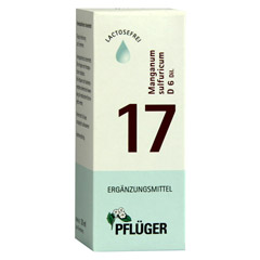 BIOCHEMIE Pflger 17 Manganum sulfuricum D 6 Tro.