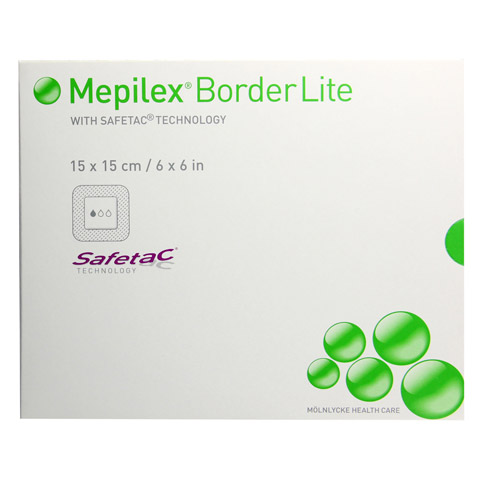 MEPILEX Border Lite Schaumverb.15x15 cm steril 5 Stück