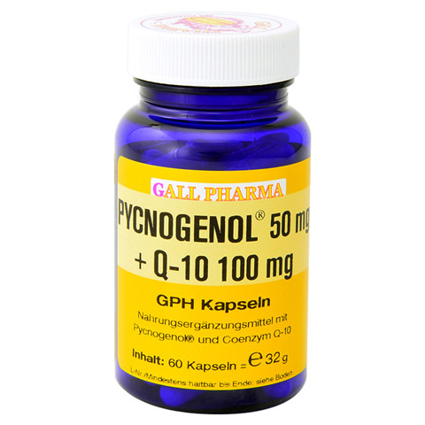 PYCNOGENOL 50 mg+Q10 100 mg GPH Kapseln 60 Stck