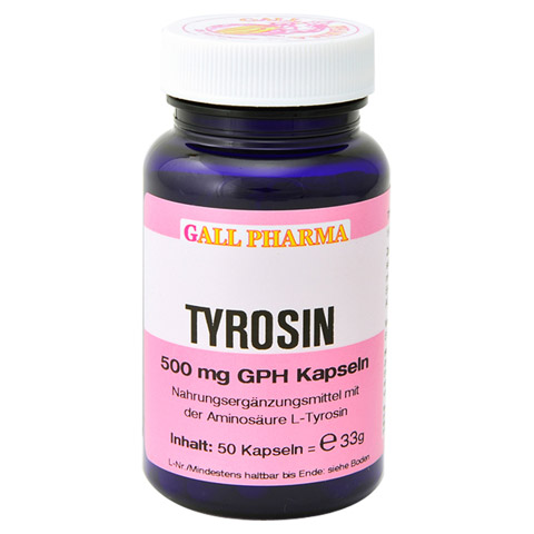 TYROSIN 500 mg GPH Kapseln 50 Stck