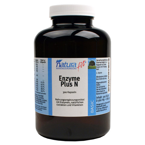 NATURAFIT Enzyme Plus N Kapseln 300 Stck