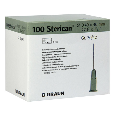 Sterican Dentalkanle 0,4x40 mm 100 Stck