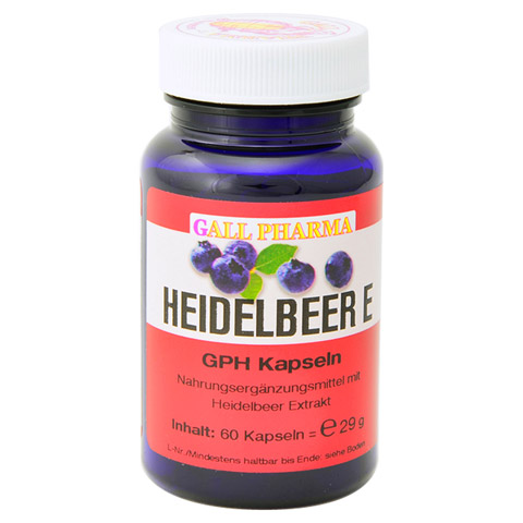 HEIDELBEER E 400 mg Kapseln 60 Stck